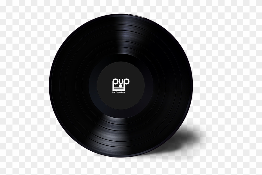Vinyl Record And Cover Presentation Mock - Circle Clipart