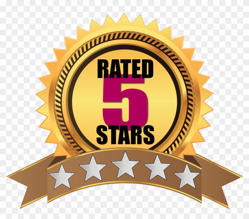 5 Star Sticker - Award Logo Template Png Clipart #1141420