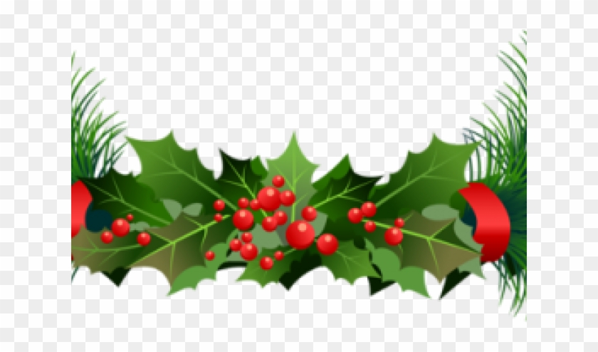 Christmas Garland Clipart - Free Christmas Garland Clipart - Png Download