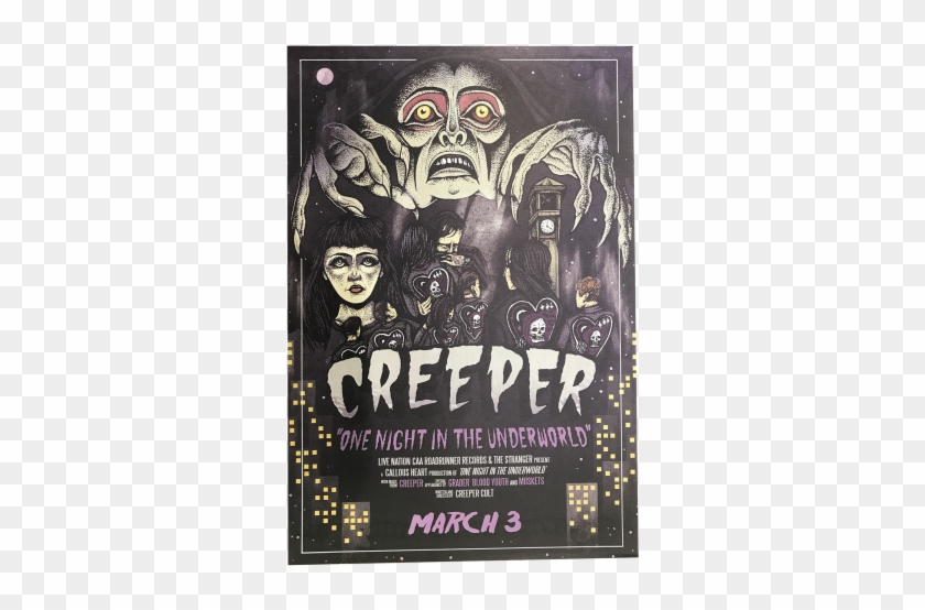 Creeper One Night In The Underworld Poster - Creeper Band Clipart