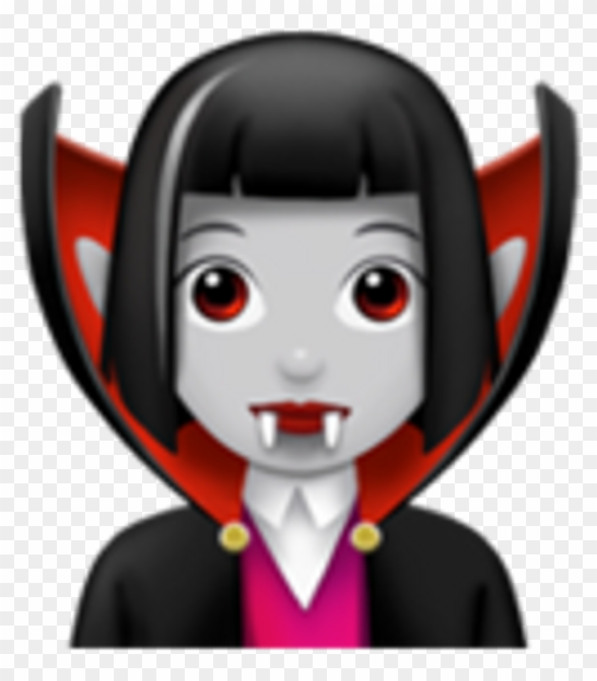 Vampire Clipart Vampire Woman - Woman Vampire Emoji - Png Download