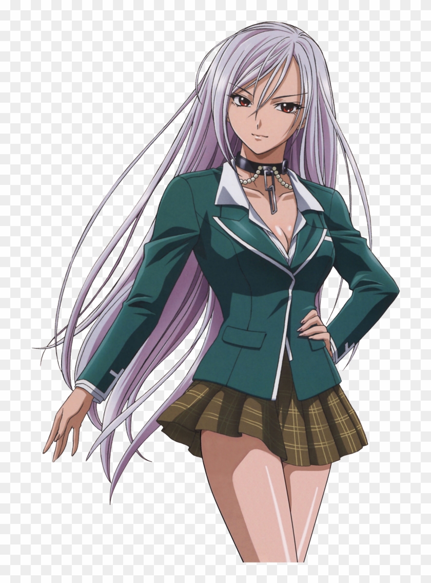 Cute Anime Vampire Girl - Rosario To Vampire Clipart #1142935