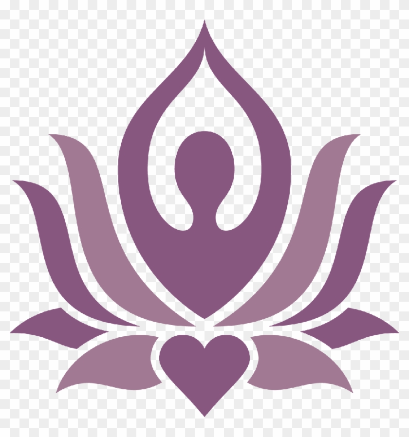 Lotus Yoga Logo Design Png Image - Yoga Symbol Png Clipart #1143410