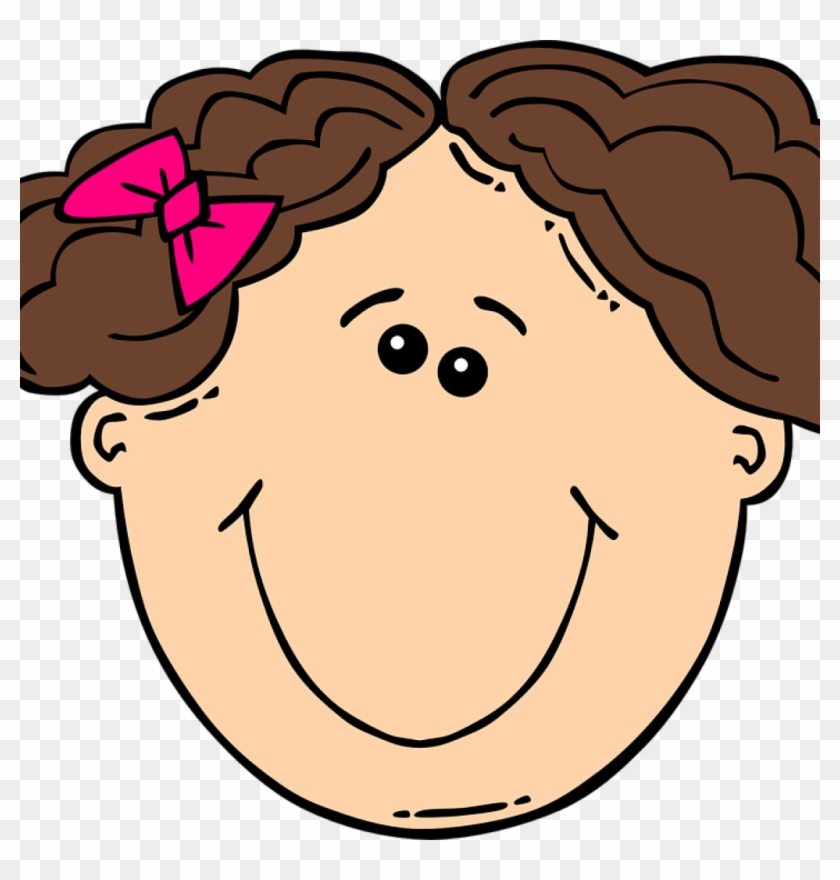Kid Face Clip Art 19 Thinking Brain Svg Library Download - Face Cartoon Black And White Clipart - Png Download