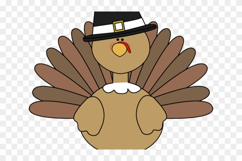 Pilgrim Clipart Pilgrim Hat - Turkey Thanksgiving Clip Art - Png Download #1143759