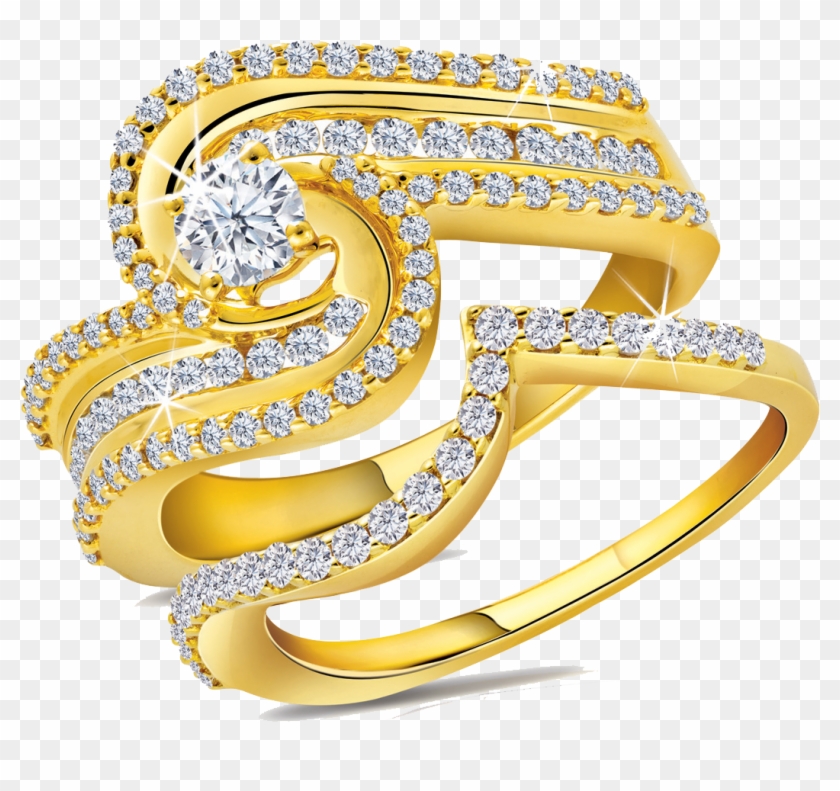 Gold Rings Png File - Gold Ring Design Png Clipart