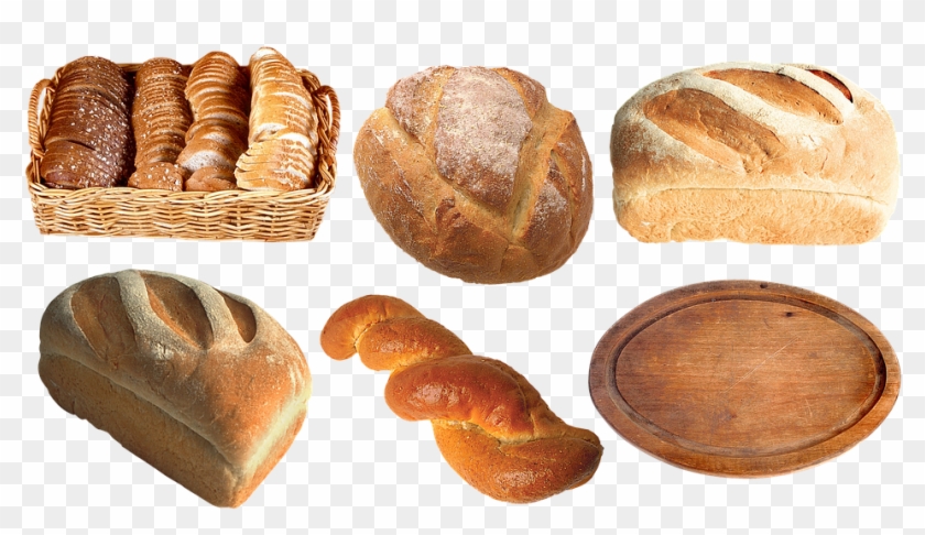 Framed Art For Your Wall Muffin Baguette Loaf Bread - Bread Clipart