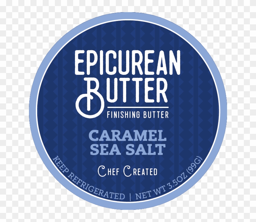 Caramel Sea Salt Butter - Circle Clipart #1144172