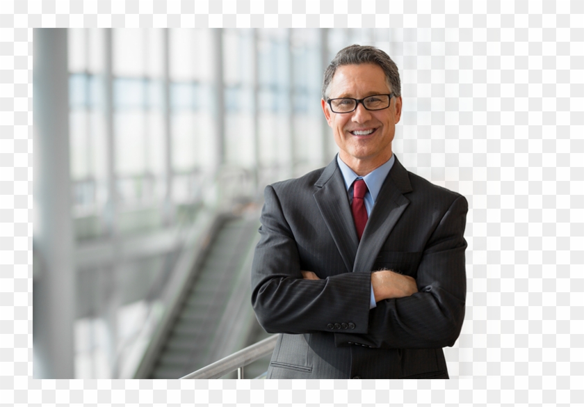 Commercial Banker - Man In Suit Smiling Clipart