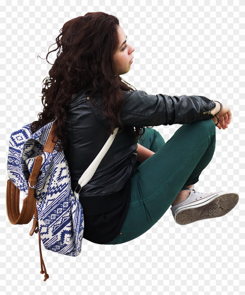 Dekupe Edilmiş Insan Görselleri - Asian People Sitting Png Clipart