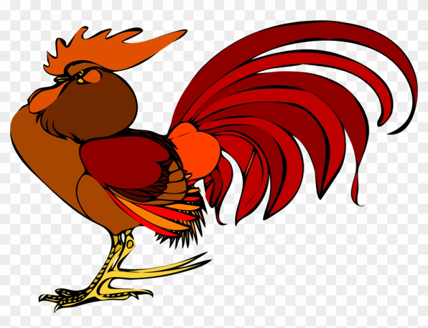 Rooster Clipart Angry - Cock A Doodle Doo Clipart - Png Download