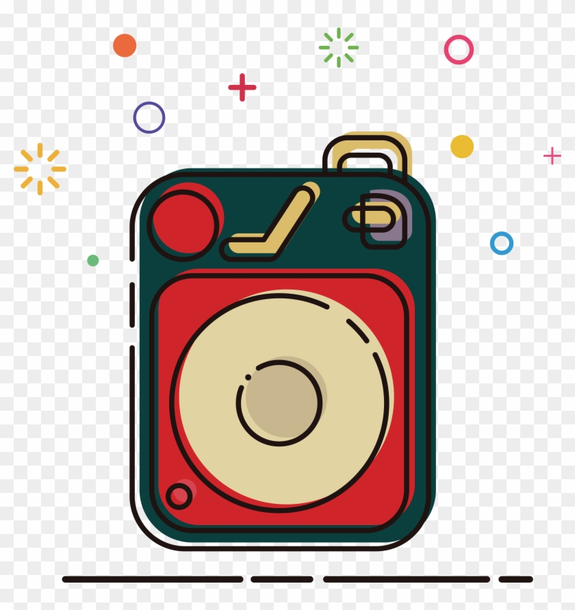 Mbe Illustration Style Speaker Retro Png And Vector Clipart