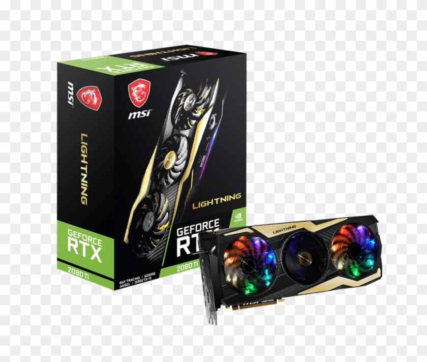 Geforce Rtx™ 2080 Ti Graphics Cards Geforce Rtx 2080 - Msi Geforce Rtx 2080 Ti Lightning Z Clipart