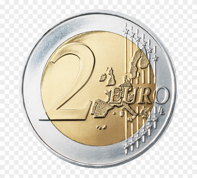 676 X 676 1 - 2 Euro Coin Png Clipart #1144591