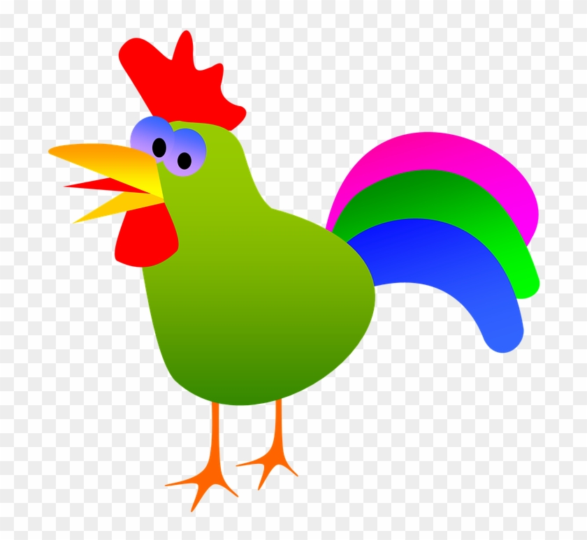 Gallo, Cartoon, Farm, Animals, Rooster - ภาพ สัตว์ ไก่ การ์ตูน Clipart