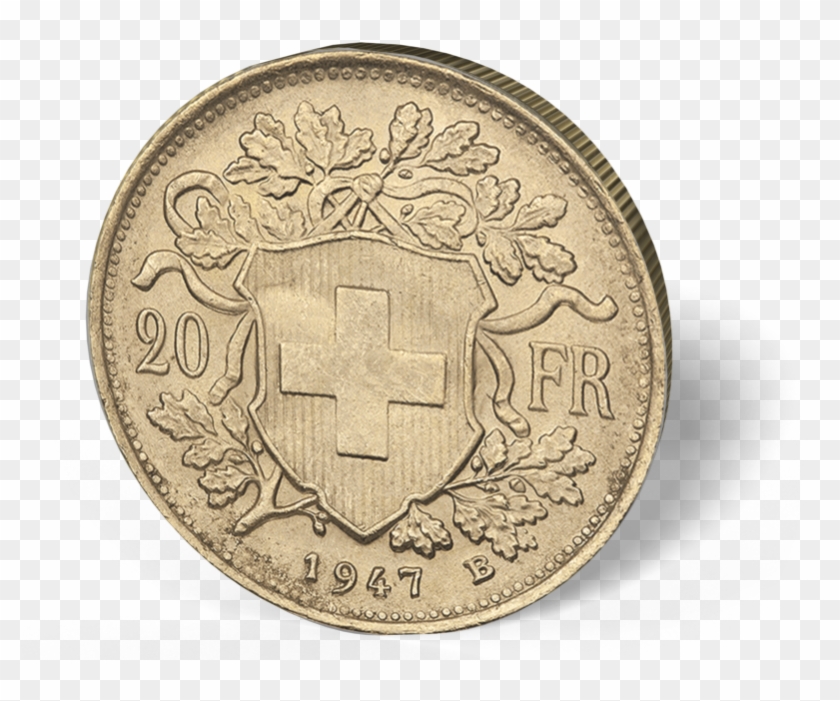Picture Of Swiss Gold 20 Franc Coins - Swiss Franc Clipart #1144660