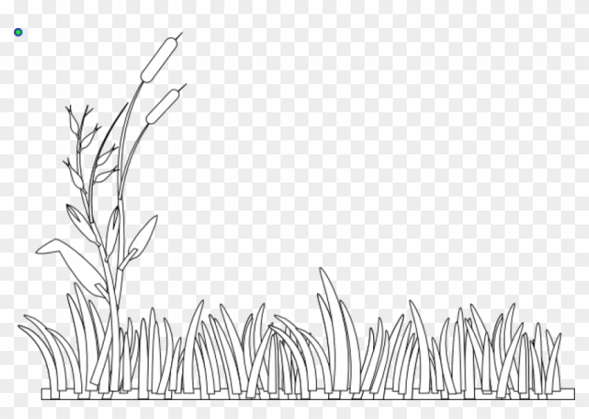 Free Png Download Grass Black And White Png Images - Grass Black And White Clip Art Transparent Png #1144727