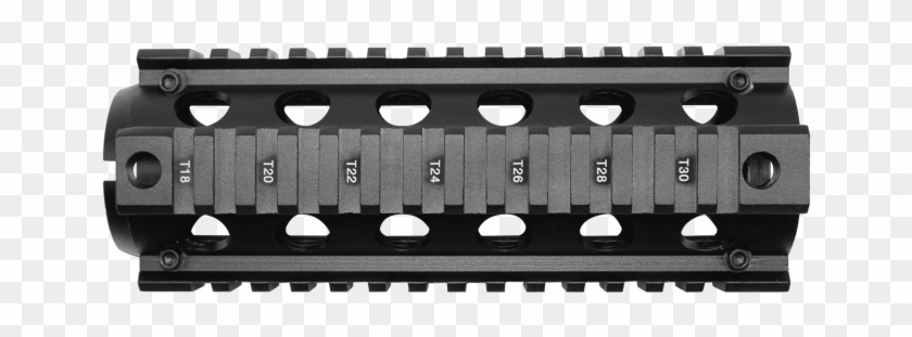 Ar -15 / M4 Quad Rail - Mil Spec M4 Quad Rail Clipart #1144729