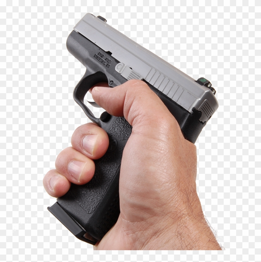 Handgun Transparent Arm Holding Picture Transparent Clipart