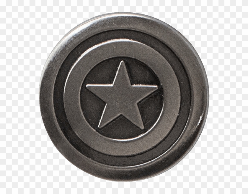Deluxe Captain America Shield Lapel Pin - Emblem Clipart #1145448
