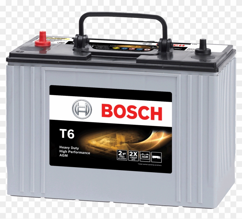 T6 High Performance Agm Battery - Battery Bosch Clipart #1145837