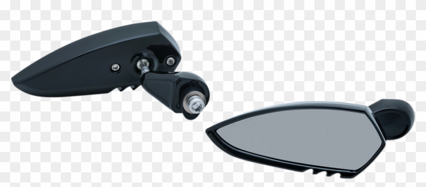 Kuryakyn 1816 6" Scythe Knife Black Fairing Mirrors - Kuryakyn Clipart #1145839