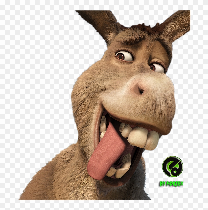 Smiling Donkey Shrek Clipart
