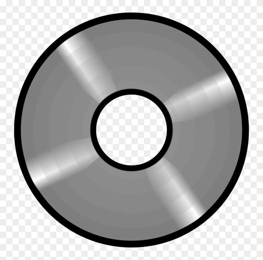 Compact Disc Dvd Blu-ray Disc Disk Storage Computer - Circle Clipart
