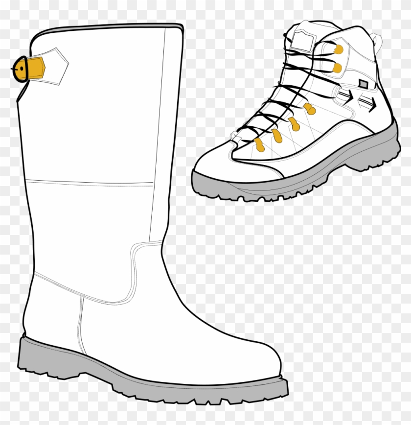 Work Boots Clipart #1146613