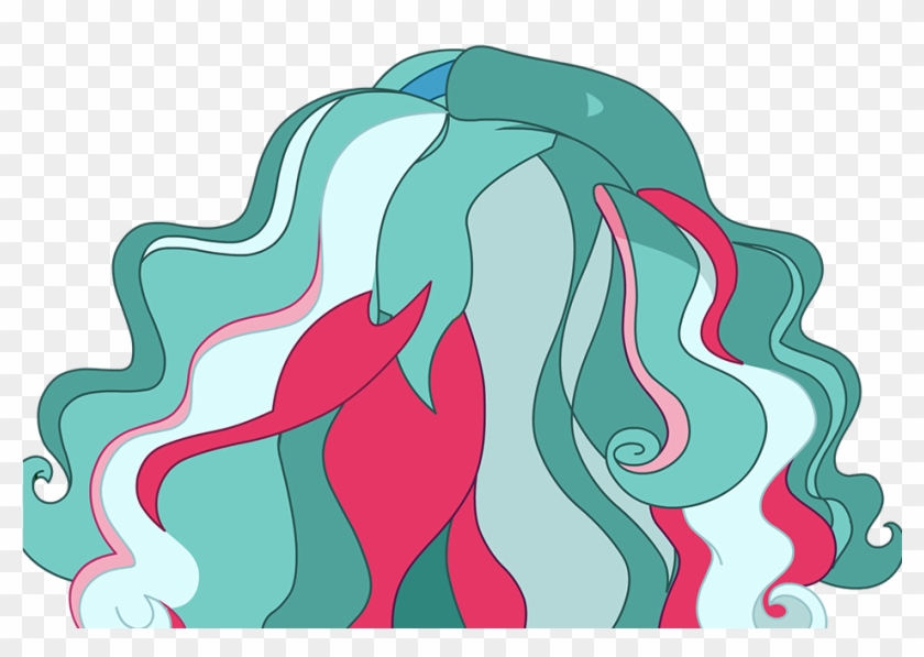 30 Pm 134556 Avatar Look Hair Back Raven Default - Illustration Clipart