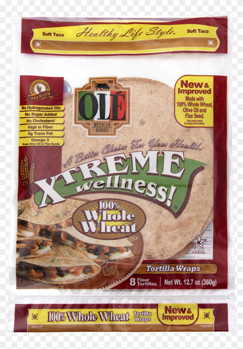 Whole Wheat Wrap - Xtreme Wellness Whole Wheat Tortillas Clipart #1146895