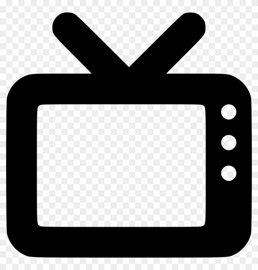 Television Icon Png - Tv Media Icon Png Clipart #1147139