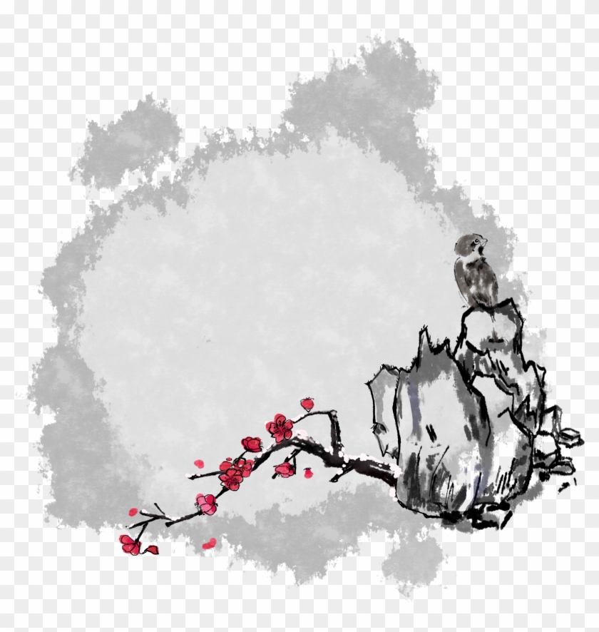 Plum Lam Rockery Sparrow Png And Psd - Illustration Clipart