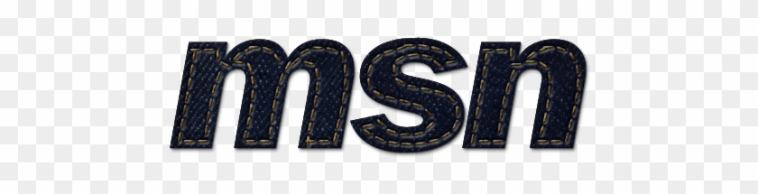 Jean, Social, Logo, Msn, Denim Icon - Msn Clipart #1147477