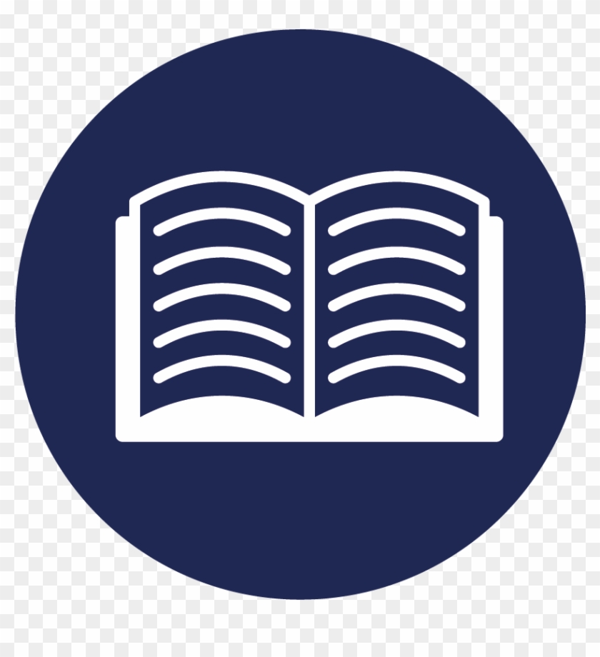 Education Icon Set - Book Icon Png Circle Clipart