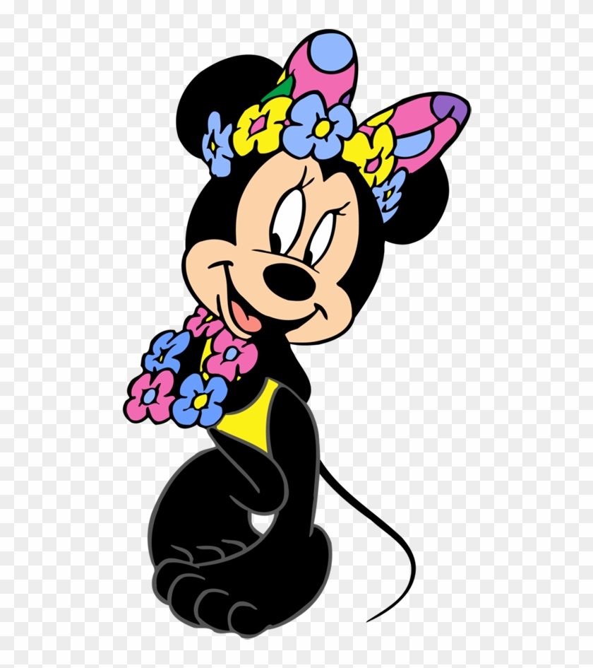 Beach Clipart Minnie Mouse - Minnie Mouse In A Bathing Suit - Png Download