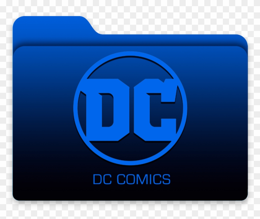Folder Icons Comic - Dc Comics File Folder Clipart #1148523