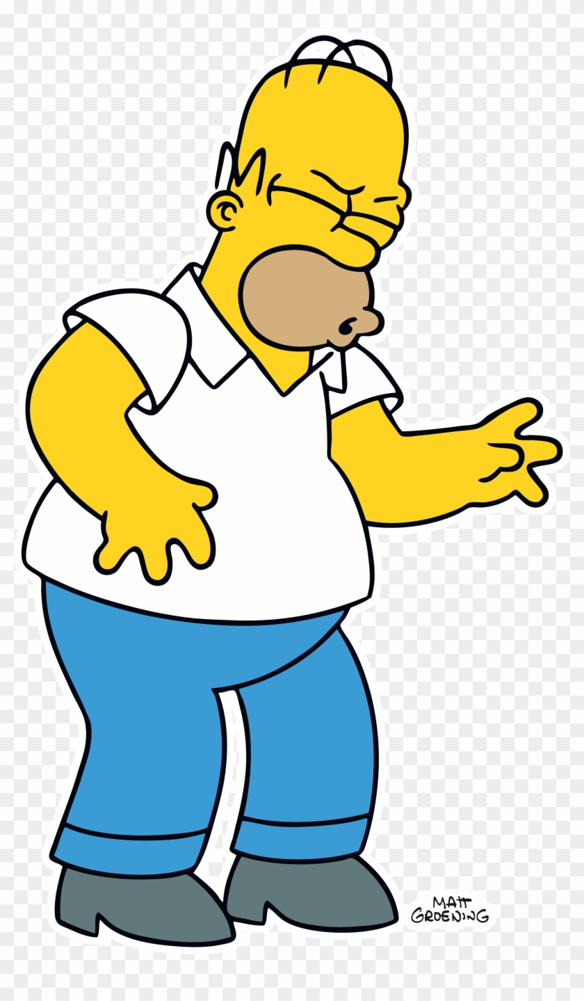 Download - Homer Simpson No Background Clipart #1148940