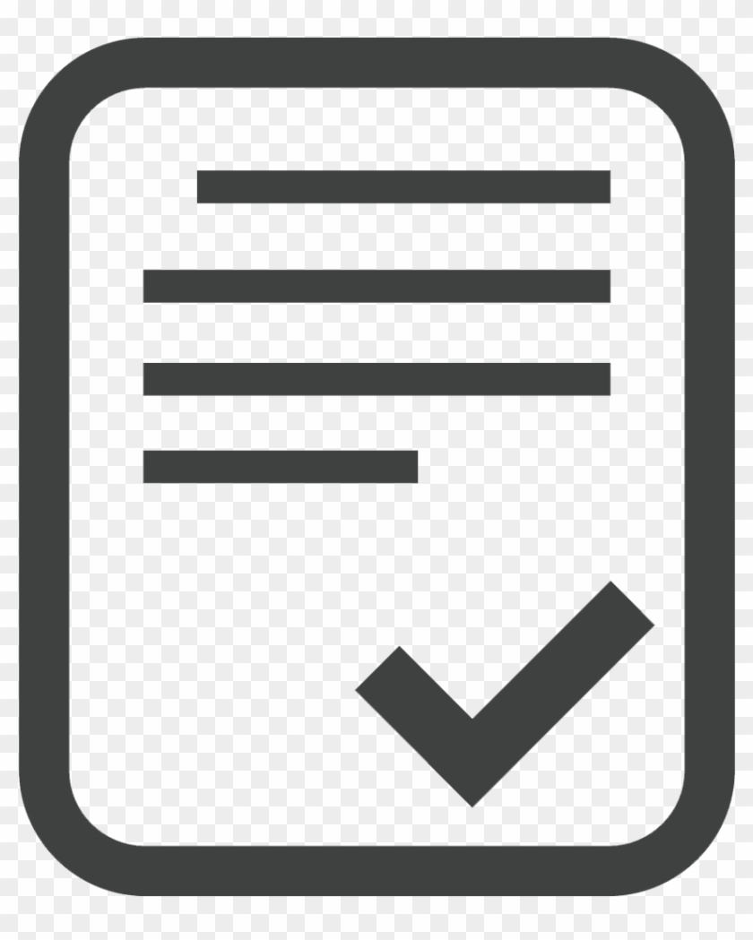 Paper With Checkmark - Paper With Check Mark Clipart