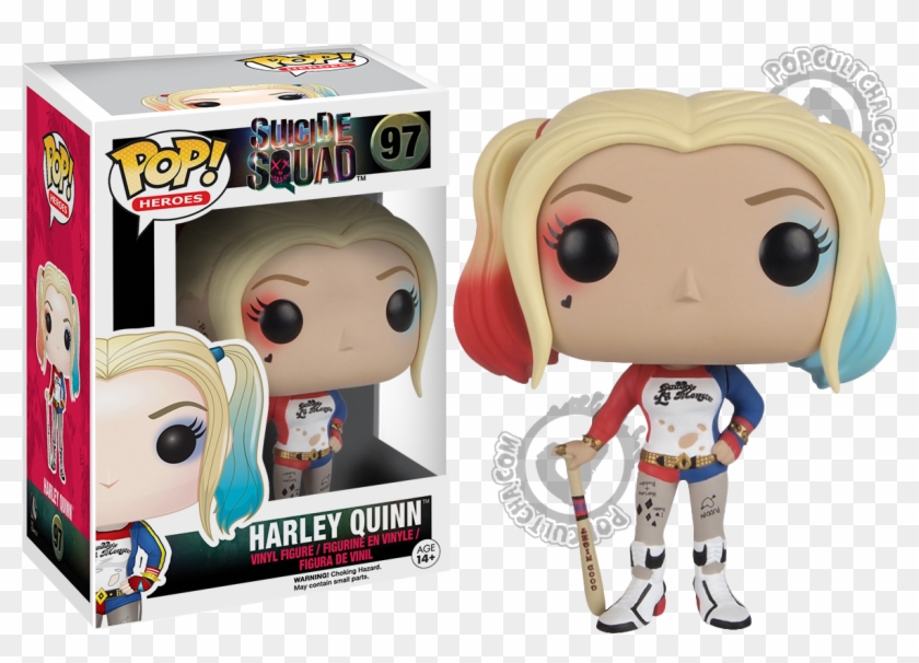 Harley Quinn Pop Vinyl Figure - Funko Pop Harley Quinn Clipart #1149235