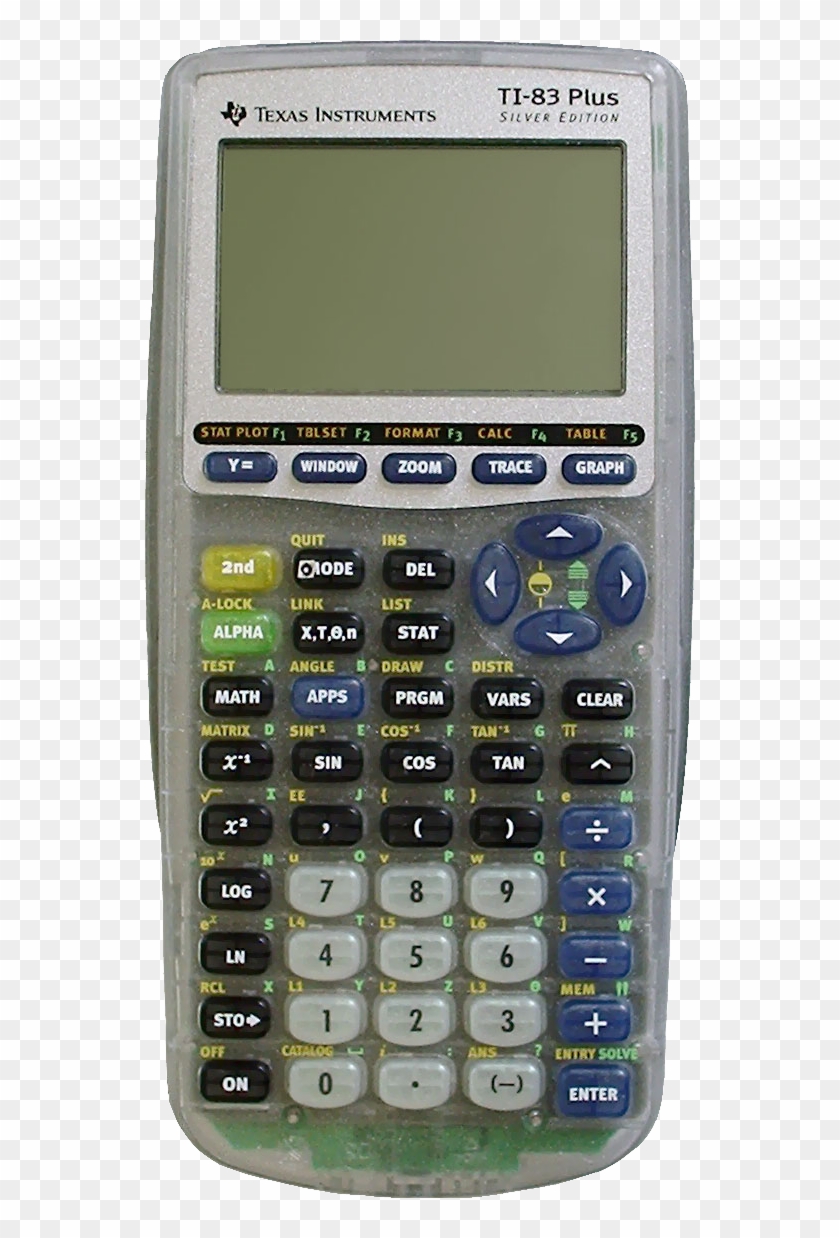 552 X 1158 4 - Texas Instruments Ti 83 Plus Silver Edition Clipart #1149308