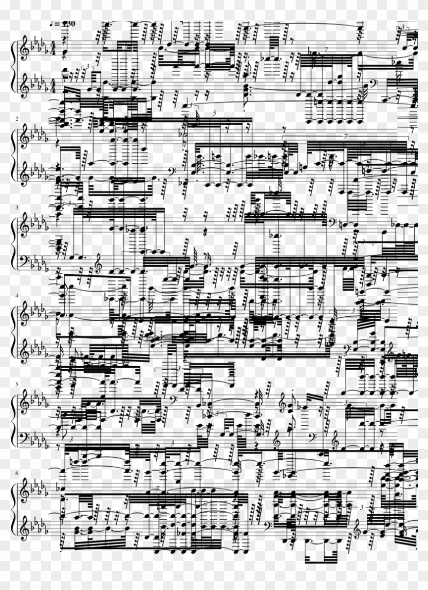 Smashmouth All Star Black Midi Focused Sheet Music - Sheet Music Clipart