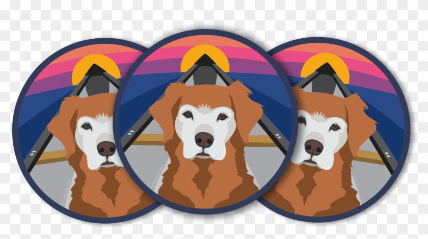 Sticker Tumblr Golden Retriever Clipart #1150393