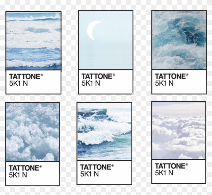 Pantone Sky Cielo Aesthetic Tumblr Nubes Clouds Moon Clipart