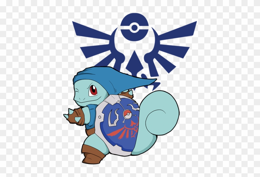 Hylian Squirtle - Zelda Triforce Clipart