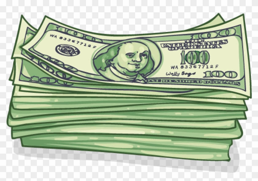 Stack Of Cash - Stack Of Money Png Clipart #1151353