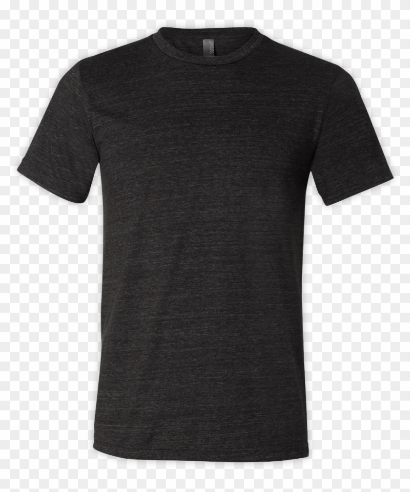 Bella Canvas Tri Blend T Shirt - Bella Canvas Black Triblend Clipart #1151392