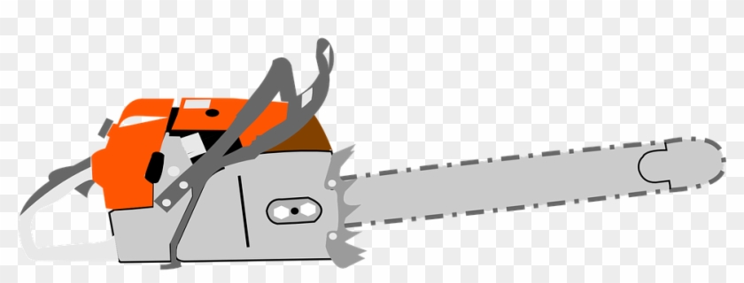 Chainsaw, Saw, Lumber, Timber, Wood, Worker - Chain Saw Clip Art - Png Download #1151913