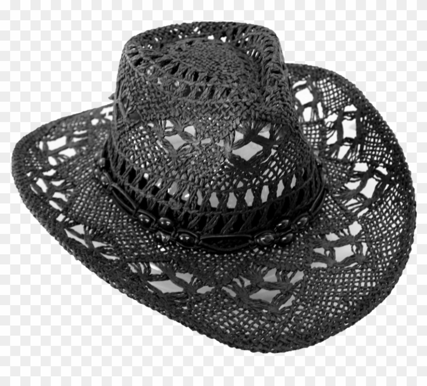Oc Special Straw Hat In Black - Cowboy Hat Clipart #1152042