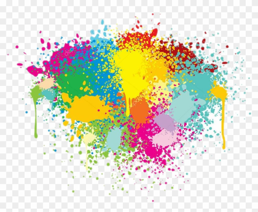 Painting Colors Splash Png , Png Download Clipart